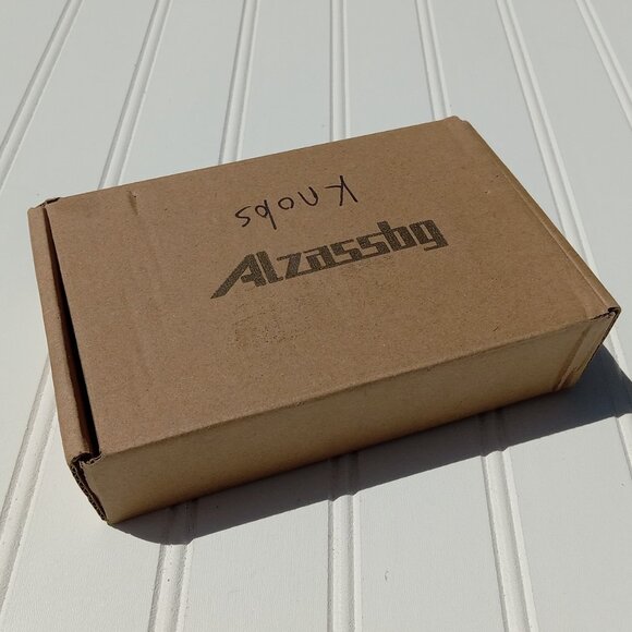 ALZASSBG 10 Pack Brushed Black Nickel Cabinet Knobs Rectangle Hardware Gray Pull - Picture 10 of 13